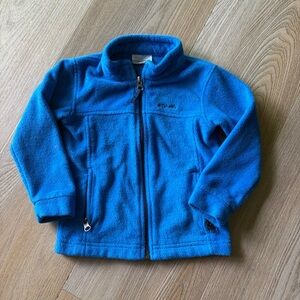 Columbia Blue Fleece Zip-Up Jacket